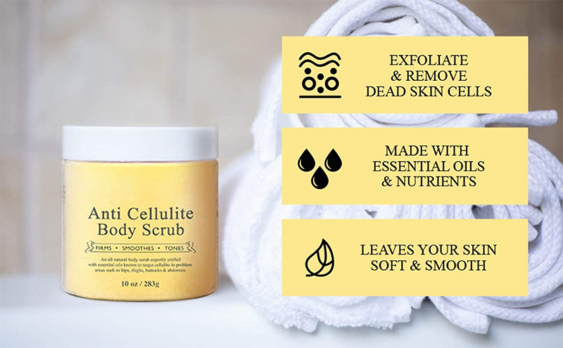 OEM/ODM Private Label Natural Body Scrub Moisturizing Cellulite Remover Exfoliating Body Scrub