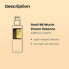 Snail Face Repairing Serum 100ml Hydrating Serum for Face with Snail Secretion Filtrate Serum